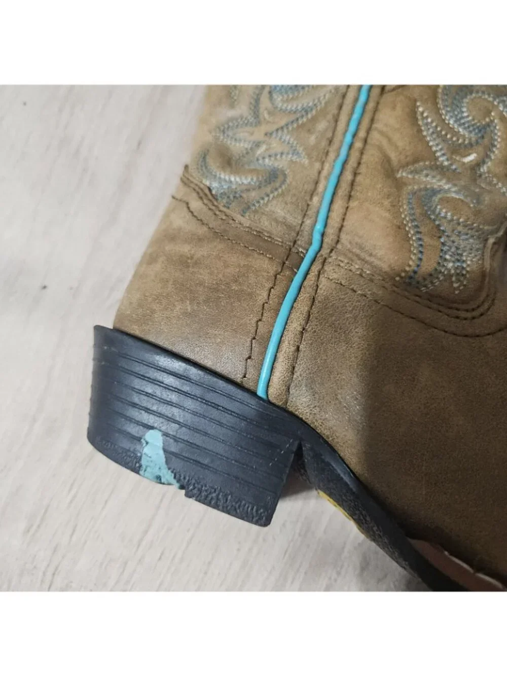 Dan Post Sadie Mae Boots Girls Kids Size 11 D Brown Leather Cowboy Western